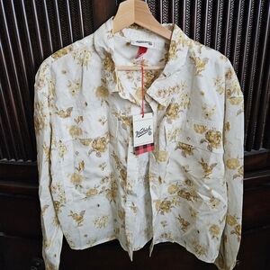 Woolrich X Target Floral Utility Shirt Women's M Nwt